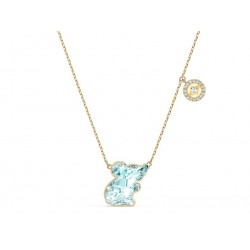 Swarovski Chinese Zodiac Rat Aqua Necklace 5512646