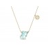 Swarovski Chinese Zodiac Rat Aqua Necklace 5512646