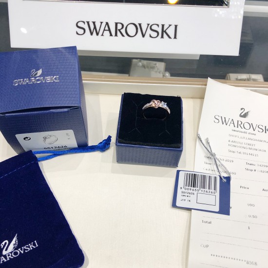 Swarovski Lifelong Heart Ring 5512626