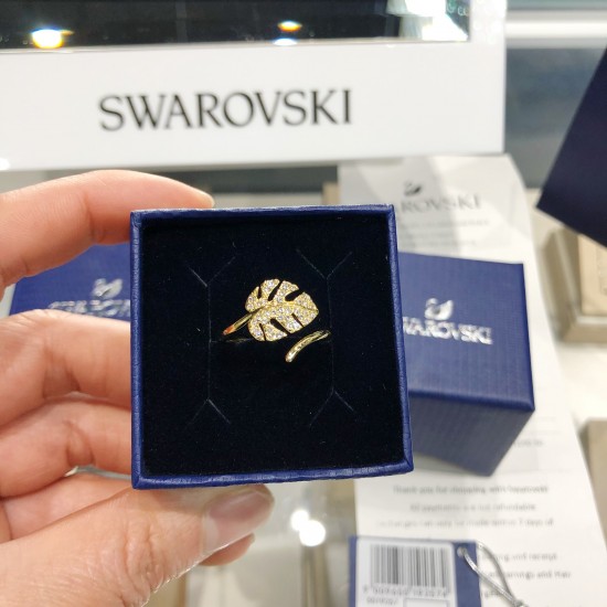 Swarovski Tropical Leaf Open Ring 5519257