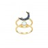 Swarovski Duo Moon Ring 5428614