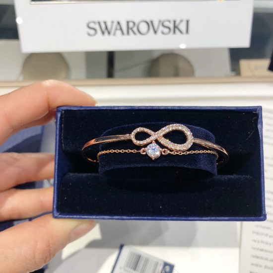 Swarovski Infinity Bangle 5518871 5.9CMx4.5CM