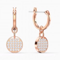 Swarovski Ginger Mini Hoop Pierced Earrings 5567528 2.2x0.9