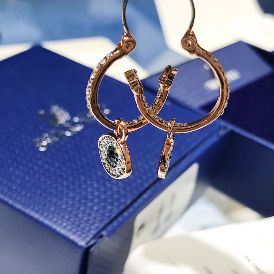 Swarovski Symbolic Evil Eye Hoop Earrings 5425857