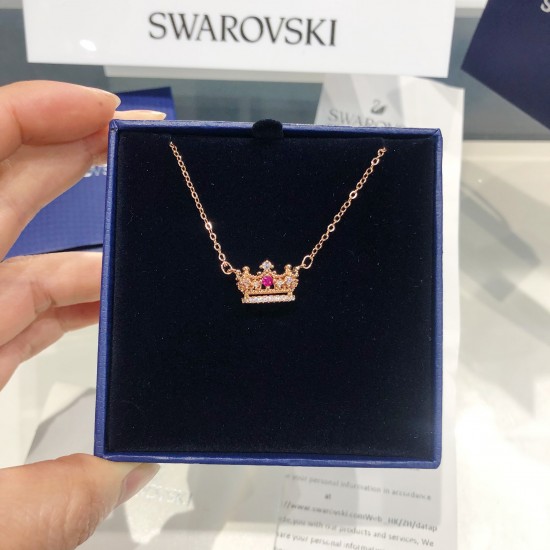 Swarovski 18K RG Queen of Charm Necklace 5529705