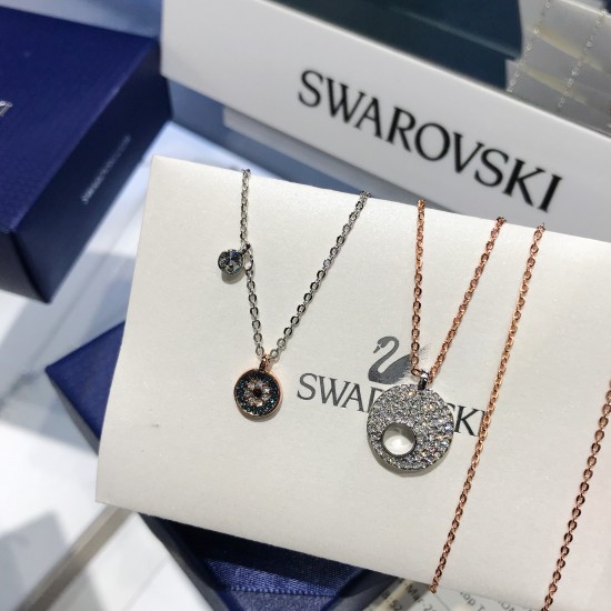 Swarovski Crystal Wishes Evil Eye Pendant Set 5272243