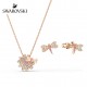 Swarovski Eternal Flower Dragonfly Set 5518141