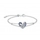 Swarovski 18K WG Waltz Swan Bracelet 5562278