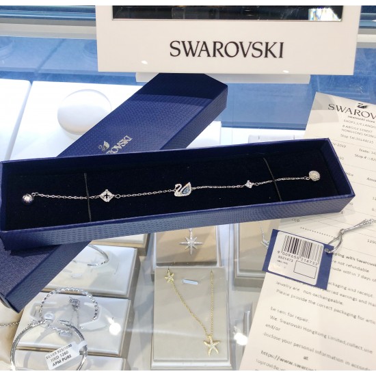 Swarovski Crystal Blues Swan Female Bracelet 5521473