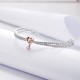 Swarovski Lifelong Heart Bangle 5516544 5.9CMx4.5CM