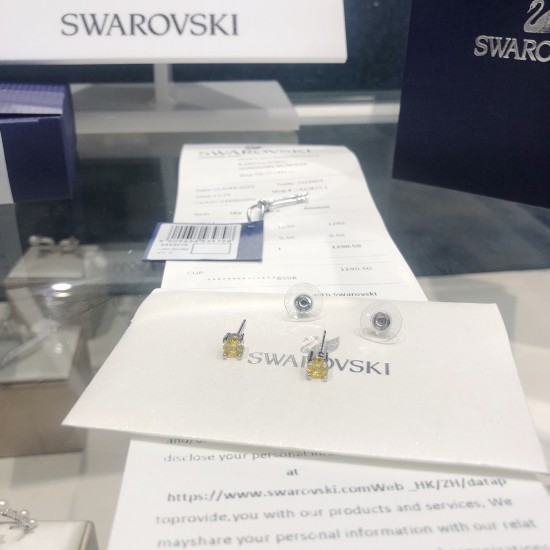 Swarovski Attract Earrings 5493979 0.5cm