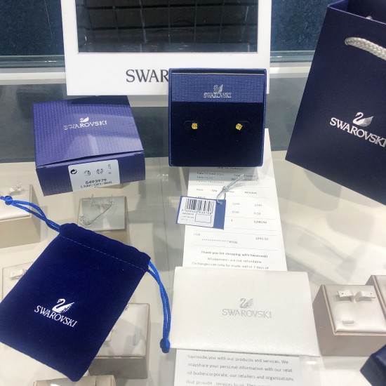 Swarovski Attract Earrings 5493979 0.5cm