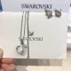 Swarovski Crystal Leaf Shape Necklace Earring 5464408