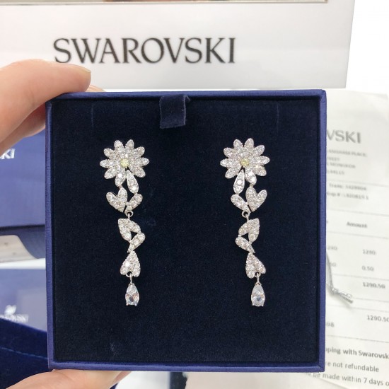 Swarovski Eternal Flower Earrings 5512655 5cmx1.6cm