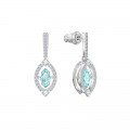 Swarovski Sterling Silver Earrings