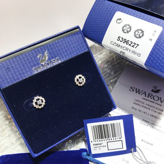 Swarovski Sparkling Dance Flower Earrings 5396227