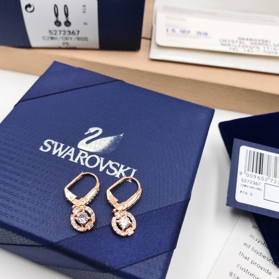 Swarovski Sparkling Dance Round Earrings 5272367 5272366