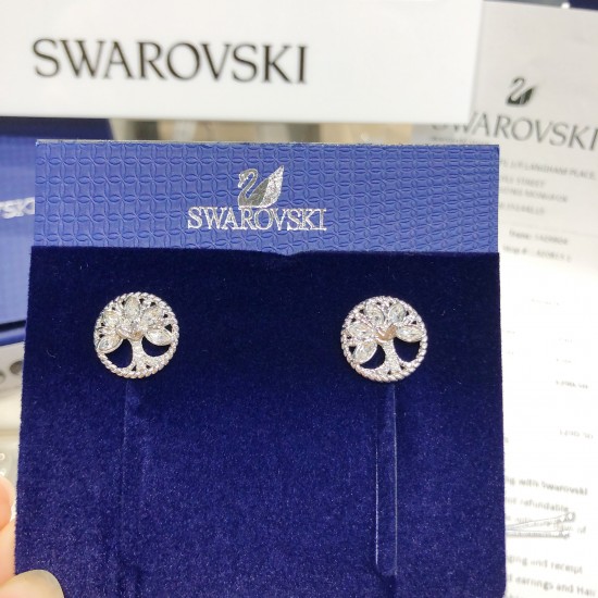 Swarovski Symbolic Tree of Life Earrings 5540301 1.4cmx1.4cm