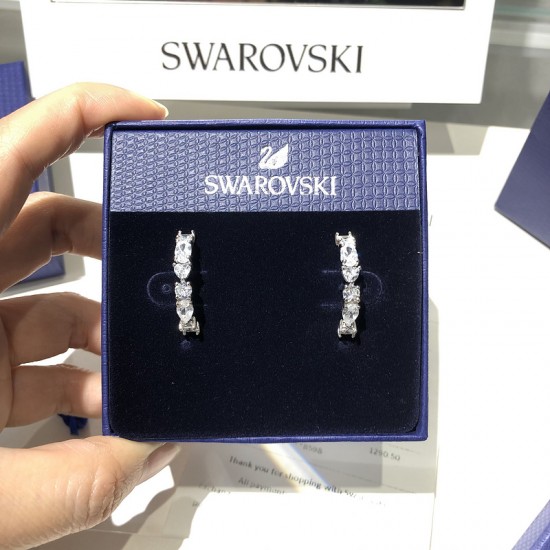 Swarovski Tennis Deluxe Mixed Pierced Earrings 5563322 2x0.5CM