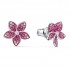 Swarovski Tropical Flower Pierced Earrings 5519254