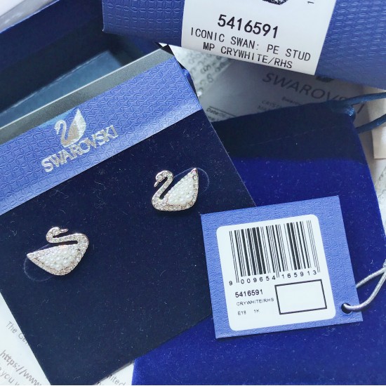 Swarovski Iconic Swan Earrings 5416591