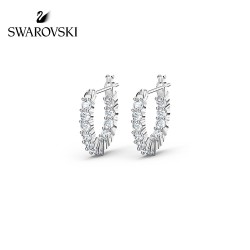 Swarovski Mini Hoop Pierced Earrings 5562126 1.5cm