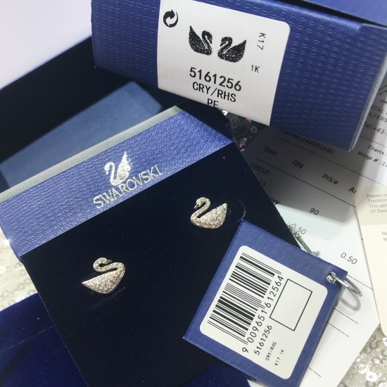 Swarovski Swan Pave Earrings 5161256