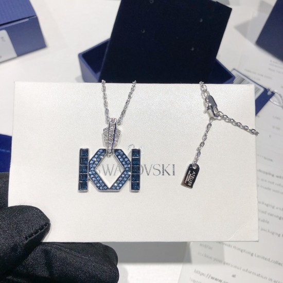 Swarovski Karl Lagerfeld Logo Necklace 5568589