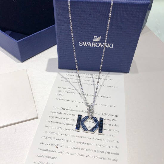 Swarovski Karl Lagerfeld Logo Necklace 5568589