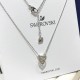 Swarovski Sparkling Dance Heart Necklace 5272365