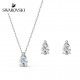 Swarovski Attract Pear Set 5569174