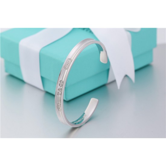 Tiffany 1837 Cuff Bangle Sterling Silver TGRP02408