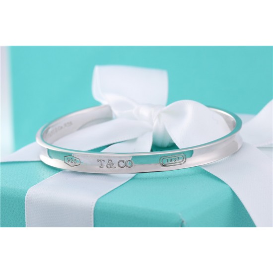 Tiffany 1837 Cuff Bangle Sterling Silver TGRP02408