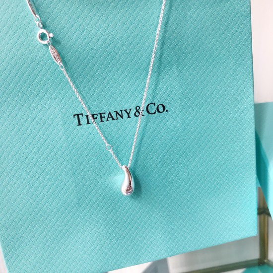 Tiffany Elsa Peretti Teardrop Pendant Sterling Silver