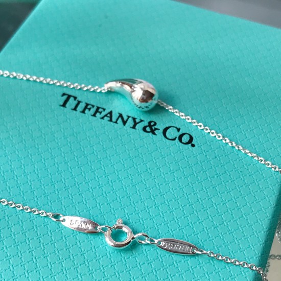 Tiffany Elsa Peretti Teardrop Pendant Sterling Silver