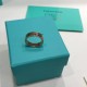 Tiffany Band Ring Round Brilliant Diamonds