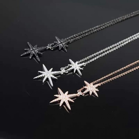 APM Monaco 925 Double Meteor Necklace W Jewelry