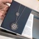 APM Monaco 925 Silver Snowflake Totem Necklace W Jewelry