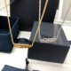 APM Monaco Gold Crocodile Necklace W Jewelry