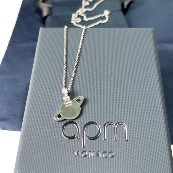 APM Monaco Pink Planet Necklace W Jewelry