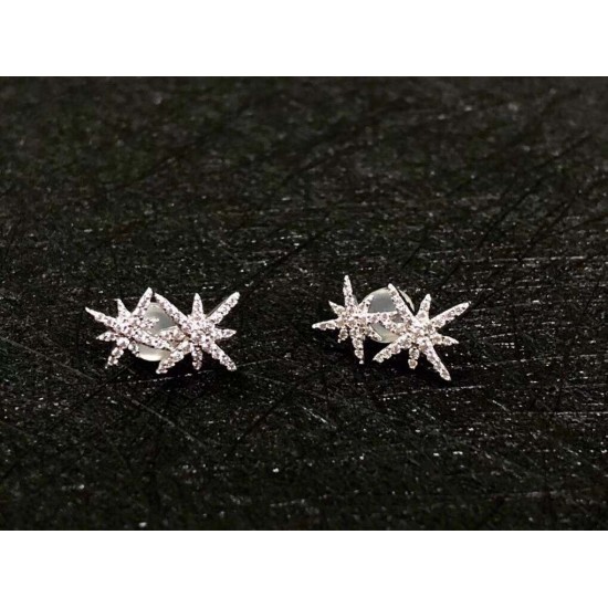 APM Monaco Silver Double Meteor Earrings W Jewelry