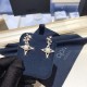 APM Monaco Silver Star Pearl Earrings W Jewelry