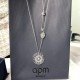 APM Monaco Snow Disc Necklace W Jewelry