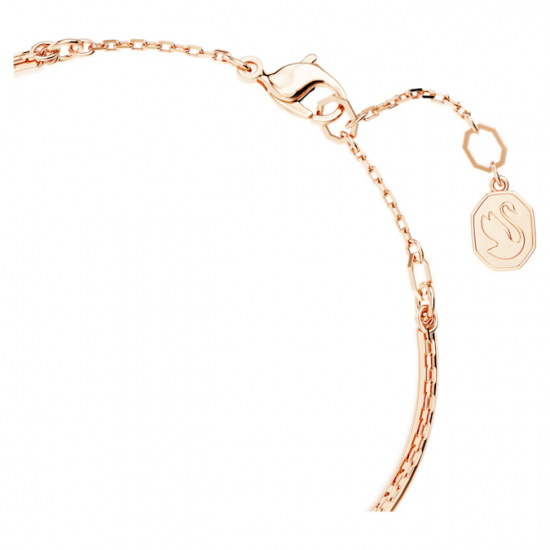 Luna Bangle - Rose Gold Tone Plated with Moon Charm