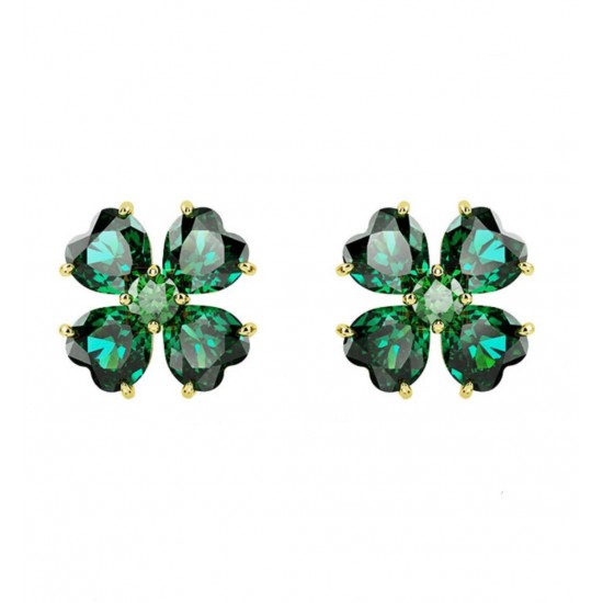 Swarovski Ldyllia Green Four-Leaf Clover Stud Earrings For W Jewelry 5666236